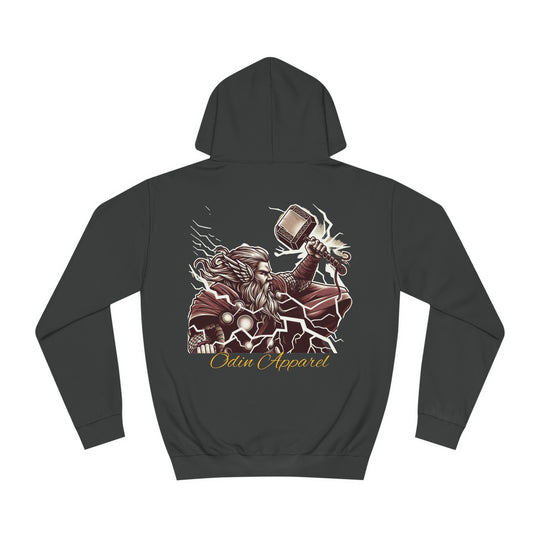 Thunderous Odin: Hoodie for Warriors of the Storm